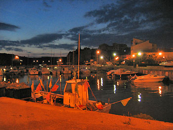 Abendstimmung am Hafen