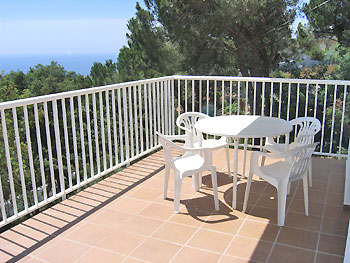 Balkon mit Meerblick